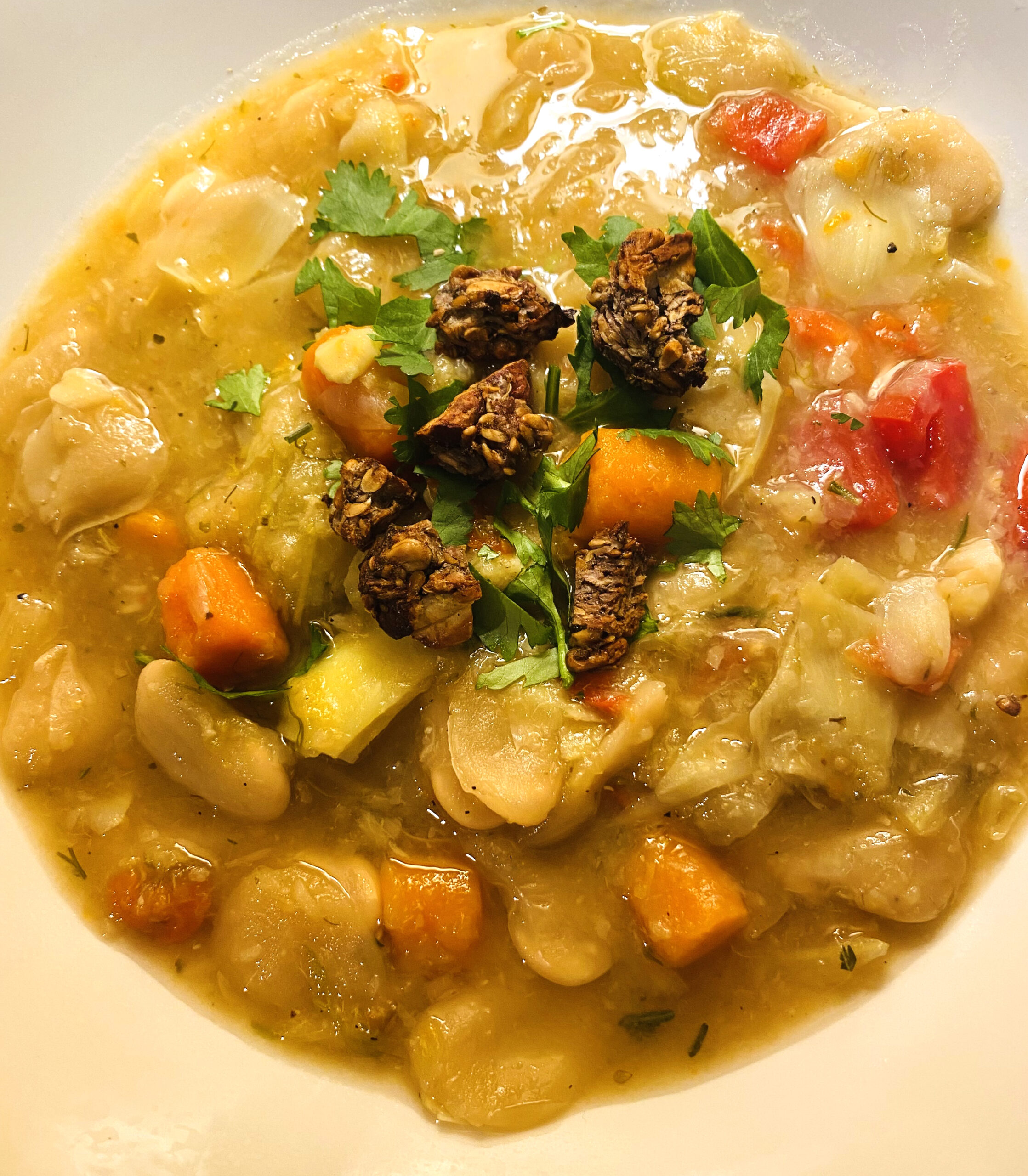 Greek Lima Bean Stew—Instant Pot, Vegan