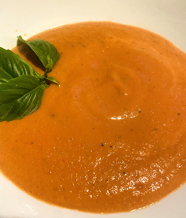 Creamy Roasted Tomato Soup—vegan